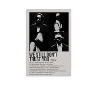 HUAYEEENT Impression sur toile « WE STILL Don't Trust You by Future » - Décoration d'intérieur pour salon - 20 x 30 cm - Style sans cadre