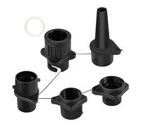 Huayeex Adaptateur de Pompe pour Planche de Paddle - Raccord De Pompe pour Compresseur - Adaptateur 4-en-1 Étanche pour Kayak Raft Surf et Sports Nautiques
