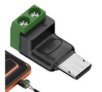 Huayeex Adaptateur Type C,Bloc De Bornes Mâle 2 Broches,Fiche USB C À Bornes À Vis sans Soudure - pour Industriel, Scientifique, Réparation, Charge, Téléphones, Tablettes, Caméras Et Petits