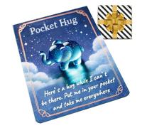 Huayeex Animal De Poche pour Les Amis - Carte Compagnon Câlin Mignon Animal Jouet,Figurines Résine Famille Jouet Cadeau pour Anniversaire Noël Pâques École Amis Enfant Adulte Collection