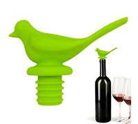Huayeex Bouchons à vin | Bouchon réutilisable en forme d'oiseau 3D | Pour champagne, liqueur, boisson, bière, bar, cuisine, fête, stockage fraîcheur