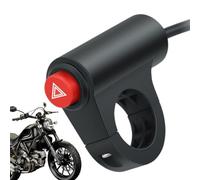 Huayeex Bouton d'éclairage de moto, bouton pour éclairage de moto,Contrôleur de lumière de bouton de phare - Bouton marche/arrêt bouton de guidon, contrôleur de véhicule électrique pour feux