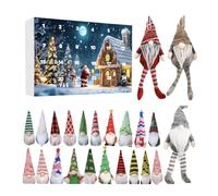 Huayeex Calendrier de l Avent | Set de Compte à Rebours Gnome 24 Jours | Jouet Festif pour Fête Festival Activités Familiales | Enfant Garçon Fille