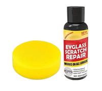 Huayeex Cire Réparatrice pour Rayures de Lunettes,Kit de Nettoyage et Protection 100g pour Écrans et Verres | Nettoyant Longue Durée pour Équipement Optique Élimination des Rayures Quotidienne Écran