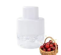 Huayeex Dénoyauteur De Cerises | 7 Trous Portable Enleve-Noyaux de Cerises - Évide-Fruits à 7 Trous avec Protège-Éclaboussures et Libération Rapide Gadgets de Cuisine pour Maison Voyage et Plein