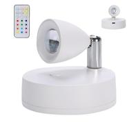 Huayeex Éclairage sans fil pour, projecteurs LED d'accentuation pour jardinière - Éclairage intérieur rotatif avec télécommande | Petits projecteurs artistiques, éclairage vertical alimenté par