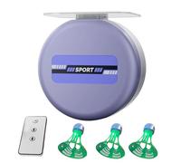 Huayeex Entraînement de de Badminton, Badminton Rebound Trainer, entraîneur de Badminton, Portable Badminton Training Practice, Pratique de À Un Seul Joueur en Intéri, C