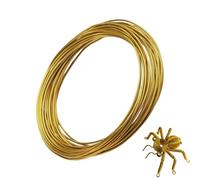 Huayeex Fil d'aluminium - Fil Souple pour Création de Bijoux | Accessoires pour Arts Créatifs, Décoration Floral, Enrobage de Gemmes, et pour la Fabrication de Colliers, Bracelets et