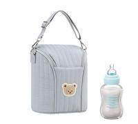 Huayeex Glacière Biberon Tout-Petit,Porte-Biberon Isotherme Léger Et Mignon - Sac Porte-Biberon Bébé Organisateur De Voyage,pour Lait Maternel Aliments Transport Isotherme Quotidien Crèche Poussette