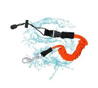 Huayeex Laisse de pagaie Kayak, Canoë Kayak Laisse Paddle, Accessoires de Laisse de pagaie avec Mousqueton,Cordon de Kayak de pêche léger pour Les Articles à Bord, canoë, Kayak, pêche, Jaune