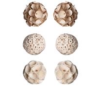 Huayeex Lot de 6 balles à mâcher pour oiseaux - Légères - Pour inséparables, perruches