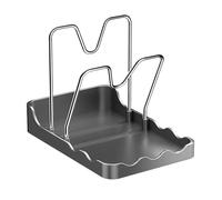 Huayeex Organisateur de Couvercles de Casseroles - Étagère de Rangement Vertical pour Cuillères | avec Bac de Récupération pour Casseroles et Poêles en,Pour cuisine maison cuisson garde-manger