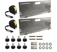 Huayeex Outil D'alignement des Roues | Disque Magnétique pour Parallélisme Pneu - De Mesure De Précision avec 2 Rubans Métriques Antidérapant pour Équilibrage Pneus | pour Voiture Moto Camion