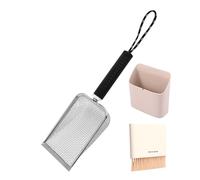 Huayeex Pelle à Litière pour Chat - Raclette Portable pour Déjections Félines | Accessoire de Nettoyage Compact et Léger avec Filtre pour Déjections Animales