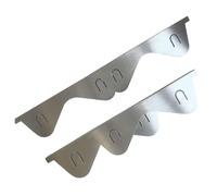 Huayeex Protection De Fente De Four pour Plan De Travail - Cache Fente INOX Rétractable | Kit de 2 protège-feu escamotables pour plaques de Cuisson, Micro-Ondes et éviers, Protection Cuisine et