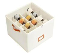 Huayeex Range-Chaussures - Bac Portable Empilable Avec Séparateur Pour Jouets D'| Rangement De Chaussures,Pour Couloir Dortoir Université Appartement Vestibule Garage Chambre