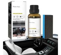 Huayeex Revêtement en Pièces en Plastique, Renovateur Plastique Voiture, Crystal -Coating for Car Plas tic Parts, 30ml Renovateur Plastique Voiture Interieur Extérieur, Plasti c Parts Refurbish Agent