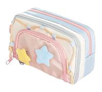 Huayeex Trousses de Scolaire,Trousse Scolaire Portable | Pochette Esthétique À Fermeture Éclair Capacité de Rangement - pour École Collège Art Dessin Créativité