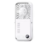 Huayeex Ventilateur De Bureau - Ventilateur Personnel - Pliable Silencieux avec Écran Numérique LED et Alimentation USB pour Utilisation Nomade Intérieur