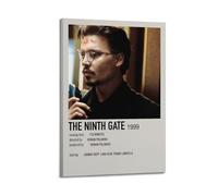 HUAYEQWHELH Affiches de la neuvième porte - Décoration murale décorative sur toile vintage pour salon, chambre à coucher, 60 x 90 cm, style cadre