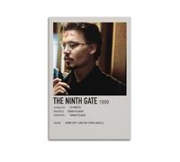 HUAYEQWHELH Affiches de la Neuvième Porte - Décoration murale décorative - Toile vintage pour salon, chambre à coucher, 60 x 90 cm - Style rétro