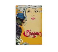 HUAYEQWHELH Chinatown Affiches murales esthétiques - Décoration murale vintage sur toile pour salon, chambre à coucher - 30 x 45 cm - Style sans cadre