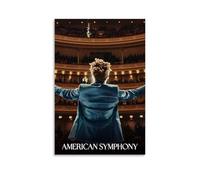 HUAYEQWHELH Jon Batiste American Symphony 1 - Affiches esthétiques - Art mural décoratif - Toile vintage pour salon, chambre à coucher - 30 x 45 cm - Style sans cadre