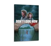HUAYEQWHELH Poster de film Don't Look Now - Art mural décoratif - Toile vintage pour salon, chambre à coucher - 30 x 45 cm - Style cadre