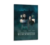 HUAYEQWHELH Poster décoratif « We Have Always Lived in The Castle » - Impression sur toile vintage pour salon, chambre à coucher - 40 x 60 cm - Style cadre