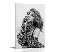 HUAYEQWHELH Shania Twain Now Poster mural décoratif sur toile vintage pour salon, chambre à coucher, 60 x 90 cm, style cadre