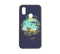 Huayijie Coque pour Huawei Y6P MED-LX9N ART-L29 Coque Silicone Etui Case Cover T-26