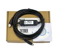 HUAYONGSS Applicable à la Ligne de Connexion programmable PLC de la série AX Ligne de téléchargement du câble de Programmation USB(A-300mm)