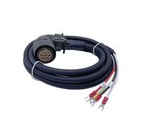 HUAYONGSS Câble d'alimentation servo ASD-CAPW1203, 3 mètres, for servomoteur série B2, longueur du câble 3.0m