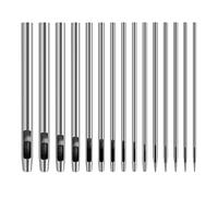 Huayue 15pcs Poinçon Creux En Cuir, Outils De Poinçon De Trou Perforateurs à Trous Pour Cuir Outils De Travail De La Maroquinerie Pour Bracelet De Montre Ceinture 0.5mm-6mm
