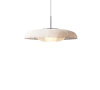 HUAYUSEDF Lampe suspendue de style nordique pour salon, style rétro, luminaire de chambre à coucher en tissu, luminaire de salle à manger de style japonais Wabi-sabi
