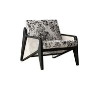 HUAYUSEDF Salon Noir de Style Ancien avec Un Pouf en Forme de Baie de Myrtille, Fauteuil de Salon décontracté pour Chambre à Coucher, canapé de Balcon créatif
