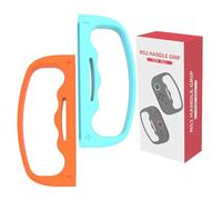 HUAYUWA Boxing Grip with Hand Straps Fit for Switch2 Joy-Con Fitness Boxing Games, Fit Boxing Clasp Accessories Left and Right Hand Grips Handle for Adults and Children (Blue-Orange)