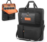 HUAYUWA Sac de rangement portable pour panneau solaire compatible avec Jackery SolarSaga 100 W 200 W, étui de transport avec plusieurs poches pour camping en plein air