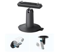 HUAYUWA Support de direction adhésif pivotant compatible avec caméra d'action Insta360 GO-Ultra, support de joint à rotule réglable à 360 degrés avec base adhésive réutilisable et point de vis de 6,35