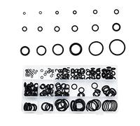 HUAZIZ 225 Pcs Caoutchouc O-Ring Assortiment Joint Torique, Kit 18 tailles Noir O Ring Joints D'étanchéité, Hydraulique Plomberie Joints Laveuse Automobile Climatiseur Joint avec Cas d’Organisateur