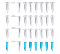 HUAZIZ 400 Pièces 1,5ml Tube à Centrifuger en Plastique Conique, Micro Centrifugeuse Tubes Tubes de Laboratoire Conteneurs D'échantillons avec Snap Cap pour l'analyse d'échantillons en Laboratoire