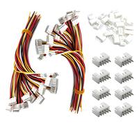 HUAZIZ 50 Paires Micro JST-PH 2.0 4-Broches Connecteur Plug Mâle et 15cm Câble avec Connecteur Femelle