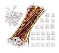 HUAZIZ 50 Paires Micro JST-ZH 1.5mm 3-Pin Connector Plug avec Cables 15cm