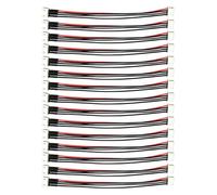HUAZIZ JST-XH 3S Lot de 15 rallonges de prise d'équilibre 20cm pour batterie LiPo 22 AWG en silicone, RC LiPo Batterie Balance Chargeur Câble
