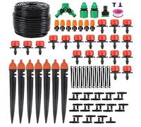 HUAZIZ Système d'irrigation Jardin, 88 Pièces Kit d'irrigation Goutte, Kit d'irrigation Goutte à Goutte Automatique avec 40 Meter Tuyau, Kit arrosage Automatique pour Jardin pelouse Serre Plantes