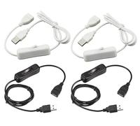 HUAZIZ USB interrupteur marche/arrêt Câbles, 1m, câble USB avec interrupteur,streur conduite, lampe LED, ventilateur USB, bande lumineuse LED