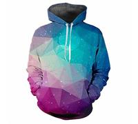 HuazomeeHZM Abstrait Géométrie Imprimé 3D Femmes/Hommes Sweats à Capuche Sweatshirt à Capuche Nouveauté Pullover Sweat Tops