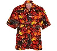 HuazomeeHZM Chemise élégante pour Homme pour Les Vacances à la Plage imprimée en 3D Manches Courtes boutonnée Motif Australian Kelpie Chemises d'été