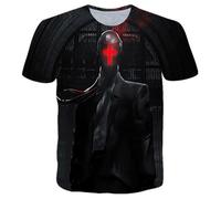 HuazomeeHZM Chevaliers Templiers Impression 3D T-Shirt Motif croisé Mode décontracté T-Shirts Hommes Harajuku Haut