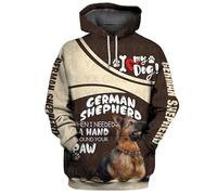 HuazomeeHZM Sweat à Capuche imprimé en 3D Bulldog Mom Sweatshirt Unisexe à Motif de Chien Amusant Streewear